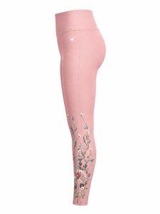 Customized Sublimated Women <b>Leggings</b> Mid Waist Standard <b>Thickness</b> Comfortable Anti-Bacterial Breathable Quick Dry <b>Leggings</b> - Product Image 2