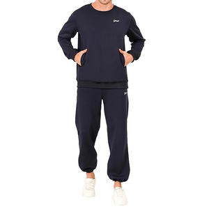 Conjunto Deportivo con Sudadera Extra Grande y Logotipo Personalizado para Hombre, Conjuntos Deportivos de Felpa Técnica Privada - Product Image 1