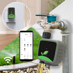Wifi màu xanh lá cây màu xám vườn tưới nước hẹn giờ dễ dàng hoạt động Kỹ Thuật Số vòi nước hẹn giờ với 1hr-12hr thủy lợi - Product Image 4