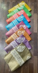 Tela Dola Rico con Estampado Floral, Material Tejido de Secado Rápido y Ligero para Ropa de Mujer y Niña, Trajes, Vestidos, Saris, en Stock - Product Image 4