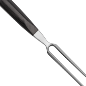 Fourchette à découper de 6,5 pouces en acier inoxydable à deux dents pour maintenir et servir la viande, avec manche en bois Pakka, pour rôti de dinde, usage professionnel en cuisine - Product Image 6