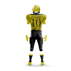 Uniforme de football personnalisable OEM de haute qualité 100 % polyester respirant, motif drapeau américain, pour les saisons été-automne - Product Image 1