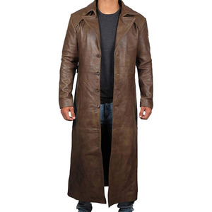 Vêtements d'hiver en gros, manteau en cuir de haute qualité, best-seller, prix bas, manteau en cuir léger pour homme - Product Image 1