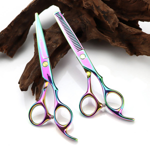 Tijeras de peluquería profesionales de 7.5 pulgadas, acero inoxidable japonés 420, las más vendidas. - Product Image 5