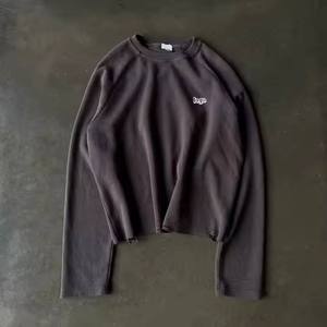 Camiseta Térmica de Estilo Vintage con Tejido Waffle, Ajuste Cómodo, Camiseta Térmica de Algodón Waffle - Product Image 4