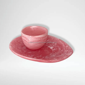 ชามเรซินตกแต่งโต๊ะอเนกประสงค์สไตล์ทางศาสนาทำด้วยมือเครื่องครัวสำหรับตกแต่งบ้านการเสิร์ฟจานสำเนียงเชิงศิลปะ - Product Image 4