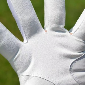 Factory Direct Sale Customizable Cabretta Genuine Leather Golf <b>Gloves</b> <b>with</b> Full Color PU Material Sports Hand <b>Grips</b> - Product Image 2