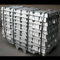 FLUID-O-MATIC Lingot d'aluminium de qualité export A7 99,7 % pur primaire pour fonderie et laminoirs, disponible en grande quantité, fabriqué en Inde