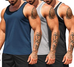 Men's Sleeveless Tank Top Cotton Jersey <b>Muscle</b> Shirt Breathable Sports <b>Vest</b> Casual Summer Fitness Training Wear Lightweight Wear - Product Image 1