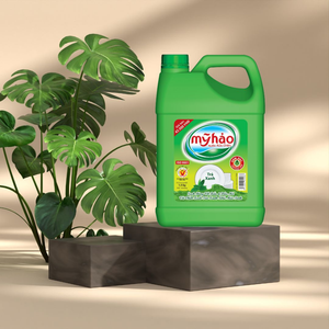 Gel Lavavajillas My Hao con Aroma a Limón, Ecológico, Limpiador de Cocina Desechable en Botella de Plástico, Vietnam - Product Image 5