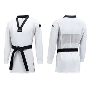 Uniforme de Taekwondo Dobok Karate Gi de Primera Calidad, Listo para Competencia, de Secado Rápido y Transpirable, Conjunto de Entrenamiento de Artes Marciales para Adultos y Jóvenes - Product Image 4