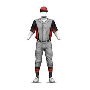 Unisex Customized Breathable Baseball Softball Uniform Set Adult Team Sportswear Embossed Jerseys Plus Size Quick Dry - Product Image 6