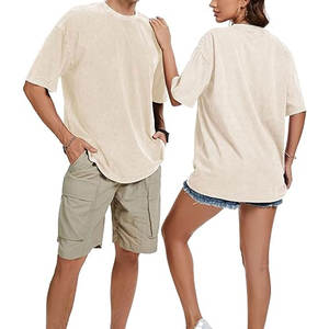 Camisetas Vintage de Manga Corta para Hombre, Camisetas Básicas con Lavado Ácido, Camisetas Casuales de Cuello Redondo de Algodón de Corte Holgado, Cómodas para el Uso Diario - Product Image 5