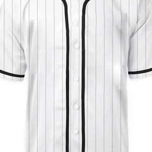 เสื้อเบสบอลแขนสั้นแบบย้อนยุคติดกระดุมเต็มตัว ขายส่ง พิมพ์ลาย 3 มิติ ระบายอากาศได้ดี คอวี แห้งเร็ว สกรีนชื่อทีมได้ตามสั่ง สำหรับทั้งชายและหญิง - Product Image 6