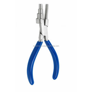 Pince à boucler ronde/concave à 3 étapes pour fournisseurs d'outils, outil de pliage de fil en acier inoxydable de haute qualité pour la fabrication de bijoux DIY - Product Image 5