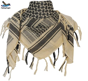 ผ้าคลุมศีรษะแบบอาหรับลายพรางแบบกำหนดเอง ผ้าฝ้ายเชมากห์ ผ้าคลุมศีรษะแบบเคฟฟียะห์ ระบายอากาศได้ดี กันลม กันฝุ่น น้ำหนักเบา ผ้าพันคอสำหรับกิจกรรมกลางแจ้ง - Product Image 4