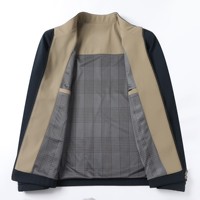 Offre d'usine OEM : Blouson bomber décontracté coupe-vent grande taille pour homme, collection Printemps 2026, avec col montant, en polyester, vente en gros