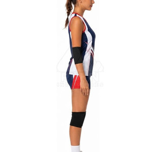 Maillot de volley-ball tendance pour femme, short de sport en polyester respirant, haute qualité, personnalisable, vente en gros, pour le jeu athlétique - Product Image 4
