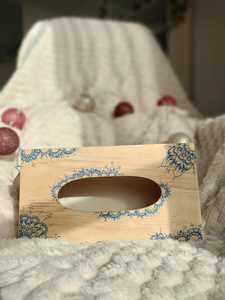 Rustic Wooden Napkin <b>Tissue</b> Box <b>Holder</b> Elegant Storage Organizer For <b>Kitchen</b> Dining Table Home And Hotel Decor - Product Image 2