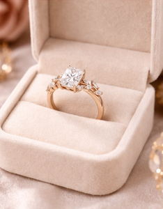 Nuevo Diseño, Anillo de Oro Amarillo de 18K, 14K, 10K, con Diamante Cultivado en Laboratorio, Corte Radiante, Certificado por IGI, 3-6g, Regalo de Boda para Mujer - Product Image 6