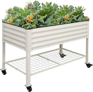 Bac à légumes surélevé en métal avec pieds pour jardinage extérieur, vente en gros, directement de l'usine, en promotion - Product Image 5