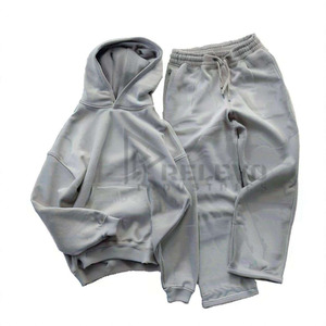 New Winter Casual Hooded Printed Acid Wash Drawstring Solid Lightweight 2-Piece Tracksuits 100% Cotton From Pakistan Low Price - Product Image 2
