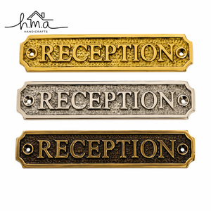 Vintage Brass Dining Room <b>Door</b> Sign Antique Style Wall Plaque Decorative Kitchen Dining Area Name <b>Plate</b> Retro Brass Interior Sig - Product Image 2