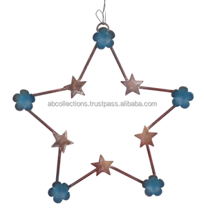 Adorno Navideño de Pared de Hierro Ignífugo con Diseño de Estrella, Moderno y Elegante, al Mejor Precio - Product Image 1