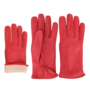 Luxury Women Leather Dressing <b>Gloves</b> Smooth Finish Soft Texture Elegant Hand Contour Design For Classic Fashion Style - Product Image 6