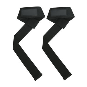Training Heavy Duty Powerlifting Weightlifting Adjustable Neoprene Breathable Non Slip Wrist Support <b>Lifting</b> <b>Straps</b> <b>for</b> Men Gym - Product Image 5