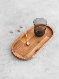 Plateau de service en bois moderne pour le thé, le café, les aliments, léger, multifonctionnel, pour la cuisine, la maison, le petit-déjeuner - Product Image 5