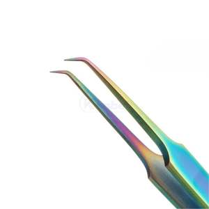 Dolphin Shape Eyelash Isolation Tweezers Stainless Steel Professional Lash Extension <b>Tools</b> For <b>Precise</b> Separation Tips - Product Image 4