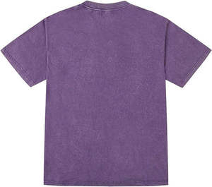 เสื้อยืดทรงวินเทจ คอตตอน 100% สำหรับผู้ชาย แบบย้อมสีเอซิด แขนสั้น แห้งเร็ว ระบายอากาศได้ดี ปรับแต่งได้ตามต้องการ - Product Image 2