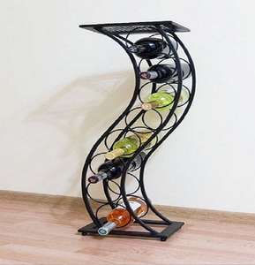 Estante metálico gigante en forma de copa de vino para guardar muchas botellas con tapón de corcho. Encuentra productos disponibles a precios de mayorista. - Product Image 4