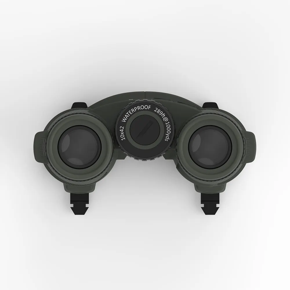 Yeni tasarım 10x42 aralığı dürbün 2000m yüksek geçirgenliği LCD rangebinoculars dürbün azot anti-sis yüksek doğruluk