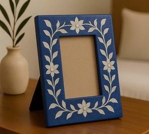 Customized Bone Inlay <b>Photo</b> <b>Frame</b> Artisan Crafted Decorative Home Accessory For Personalized <b>Gift</b> Collections - Product Image 1