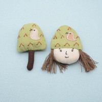 En gros, appliques et patchs brodés en tissu rembourré, motifs chat de dessin animé et fille, pour pinces à cheveux, vêtements, sacs, chapeaux et accessoires DIY