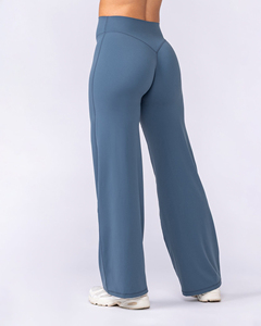 Custom Women’s <b>Flare</b> Leg Yoga <b>Leggings</b> High Waisted Wide Leg Fitness Pants for Gym Workout Training Athleisure Activewear - Product Image 5