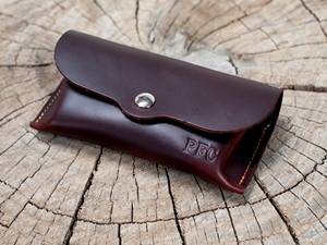 Soft Genuine Leather Glasses Cover Luxury Cowhide Spectacles Pouch Slim Handmade Travel <b>Sunglasses</b> Case Bag LGC-0148 - Product Image 1