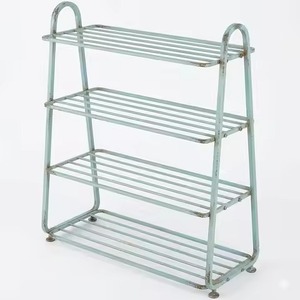 3 Tier Metal Shoe Rack Organizer Modern Freestanding Space Saving Black Shoe Shelf For Closet Sturdy Footwear Storage <b>Stand</b> - Product Image 3