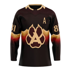 Maillot de hockey sur glace personnalisé pour supporters, sublimation, logo personnalisé, OEM, ODM, fabricant de vêtements en gros, meilleur prix - Product Image 5