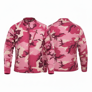 Veste de travail camouflage élégante et tendance, personnalisable, unisexe, avec logo sur mesure, manches longues, en mélange de coton, coupe classique - Product Image 6