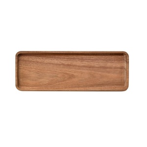 Modern Oval Shaped Mango Wood Eco Friendly Food Serving <b>Tray</b> with Customizable Options for Restaurants & Hotels - Product Image 2