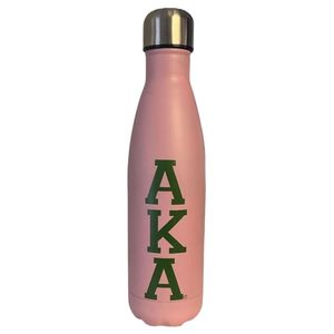 Botella de Agua de Acero Inoxidable AKA, Rosa Verde, Aislada, 17 oz, Reutilizable, a Prueba de Fugas, Botella de Viaje - Product Image 2