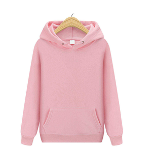 Sweat-shirt à capuche unisexe pour homme, en polaire, couleur unie, décontracté, pull d'automne avec poche, coupe classique - Product Image 1