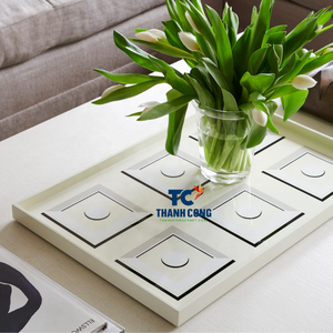 Prix le moins cher PLATEAU DE LAQUE Vietnam Vente en gros Plateaux de laque décoratifs de haute qualité Livraison rapide Conditions de paiement flexibles - Product Image 1