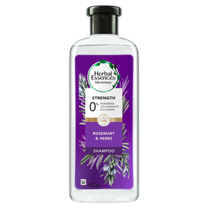 Shampooing aux herbes avec romarin et herbes naturelles, formulé pour nettoyer, nourrir et rafraîchir les cheveux, en flacon de 400 ml, sans [ingrédients inutiles/conséquences négatives]. - Product Image 1