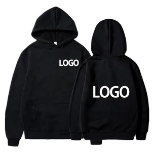 Sweat-shirt à capuche unisexe blanc uni en molleton anti-boulochage surdimensionné, personnalisable avec logo OEM imprimé sur la poitrine et le dos, vente en gros - Product Image 5