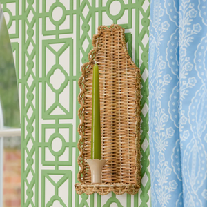 Applique murale décorative en rotin naturel tressé à la main pour bougie, support mural suspendu, vente en gros du Vietnam - Product Image 4