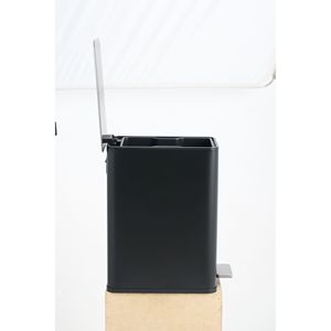 Pattumiera Rettangolare in Acciaio Inossidabile da 10L con Pedale, Secchio Interno Rimovibile e Maniglia Laterale - Product Image 5